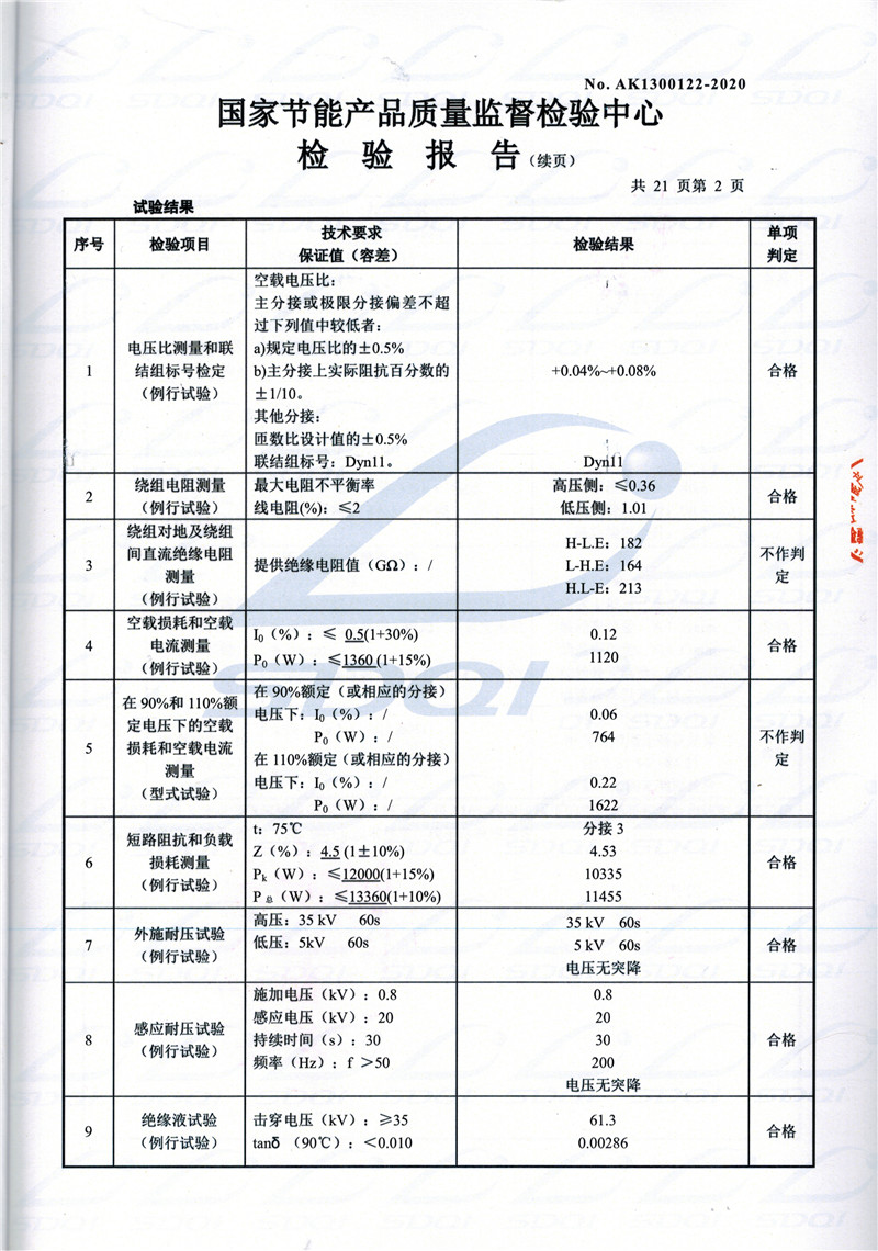 高低压试验报告-S11-1250仁化仁化仁化油浸式变压器-2.jpg